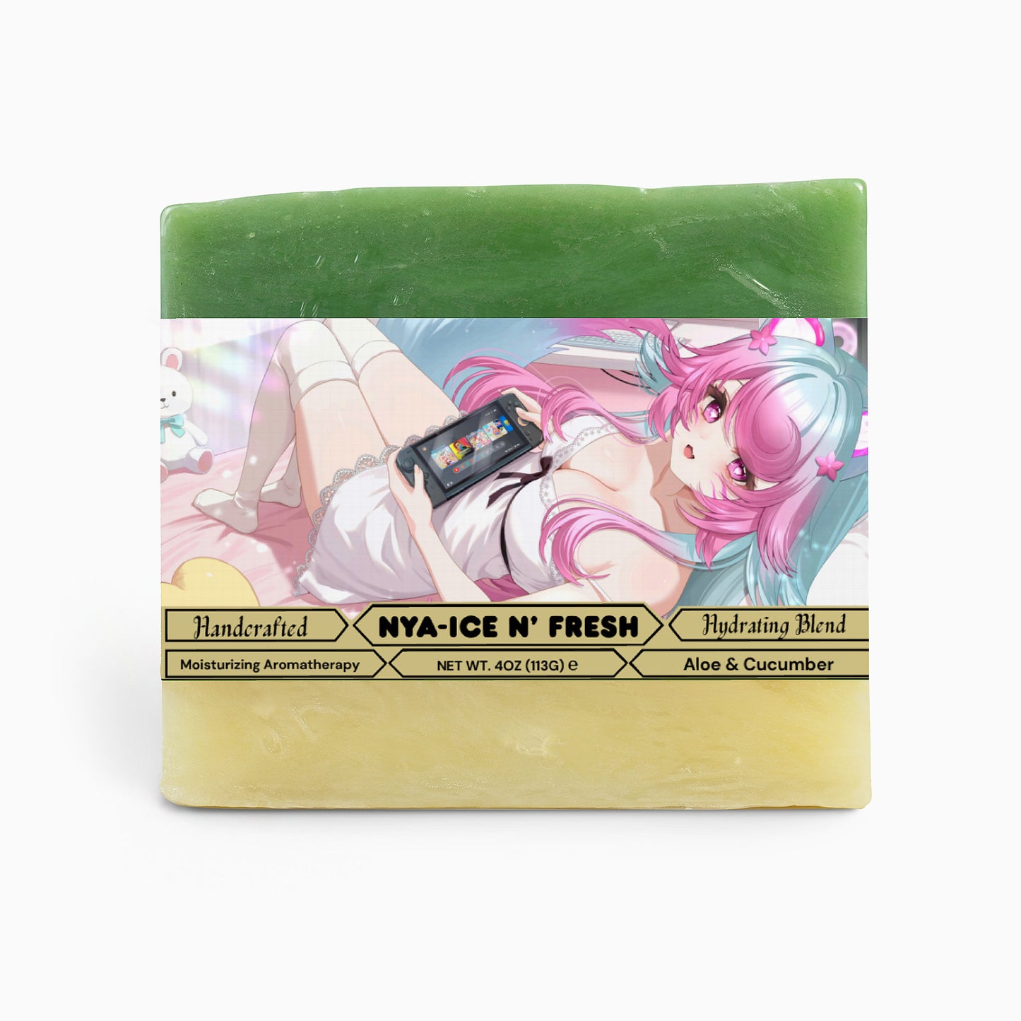 Akuma Miko - Nya-ice N’ Fresh Aloe & Cool Cucumber Soap