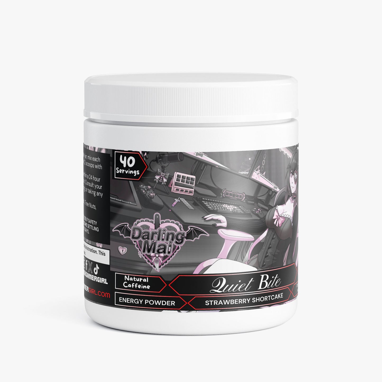 DarlingMai - 𝒬uiet 𝐵ite Energy Powder (Strawberry Shortcake)