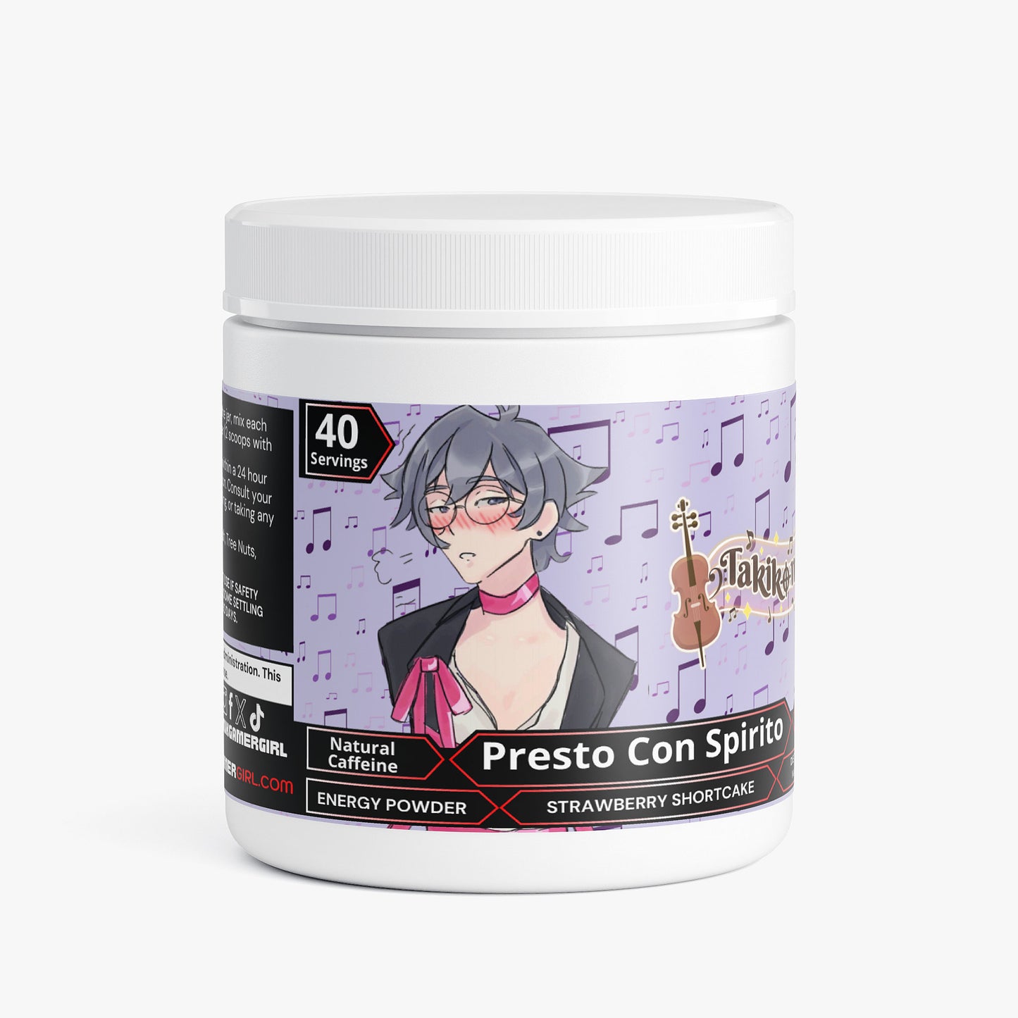Takikomori - Presto Con Spirito Energy Powder (Strawberry Shortcake)