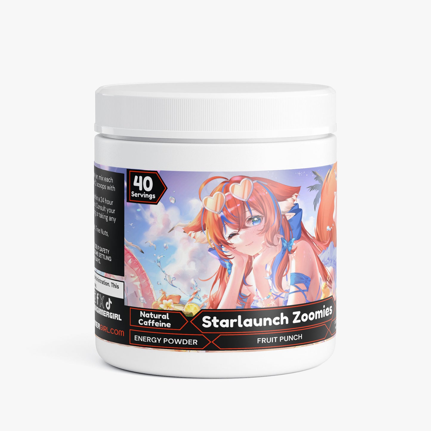 Starcat Tailchaser - Starlaunch Zoomies Energy Powder (Fruit Punch)