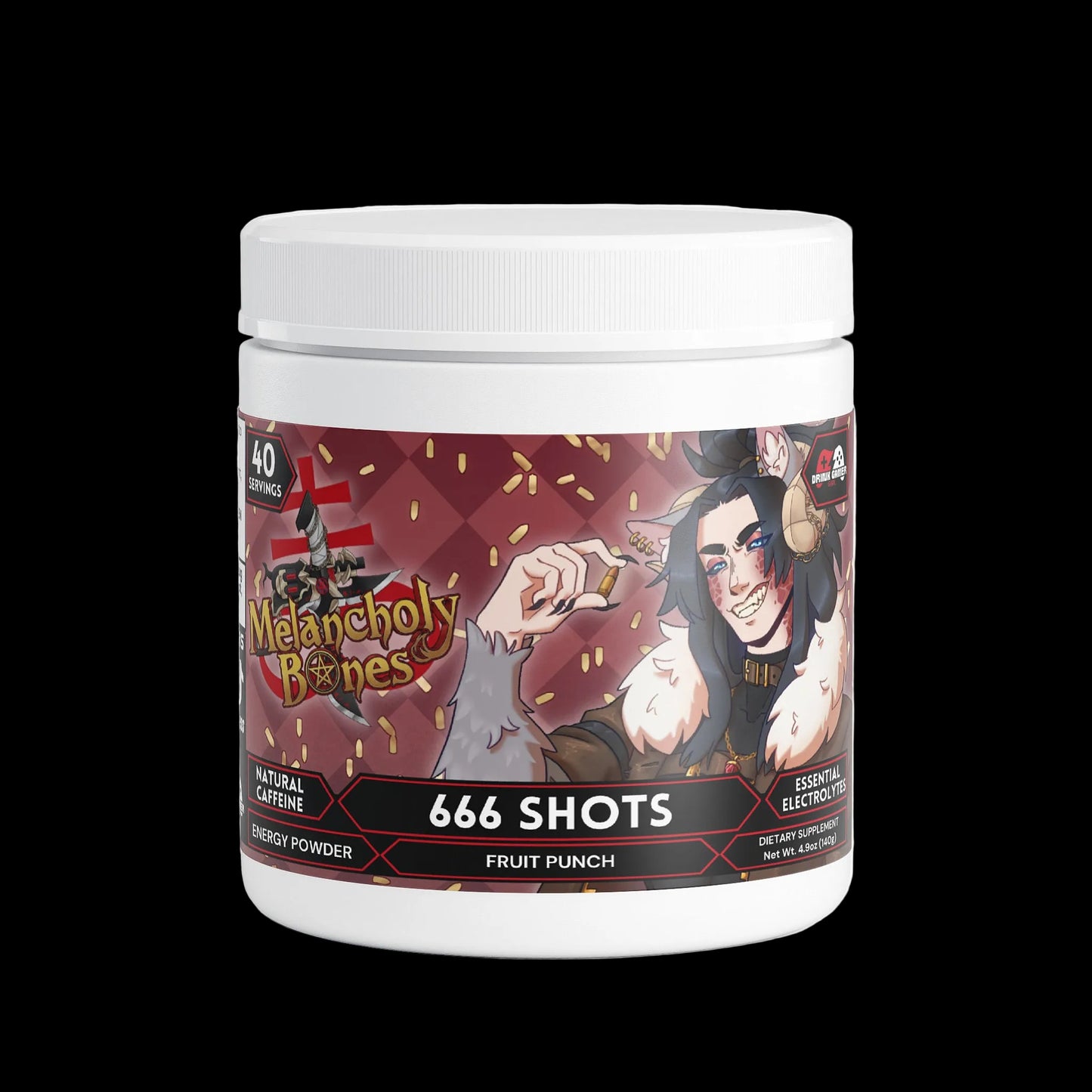 Melancholy Bones - 666 Shots Energy Powder (Fruit Punch)