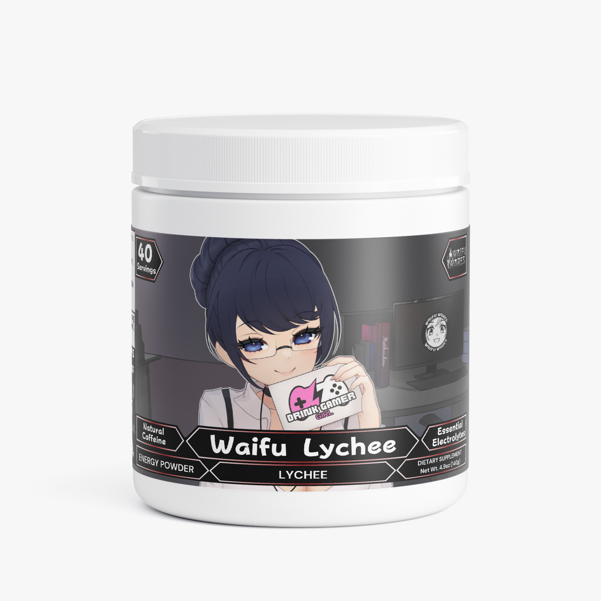 Waifu Wares - Waifu Lychee Energy Powder (Lychee Energy)