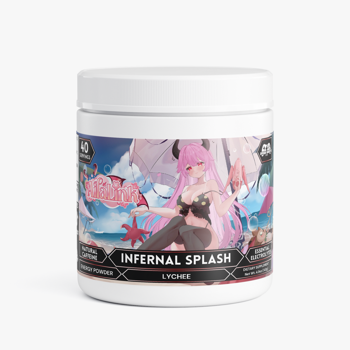 AilaLink - Infernal Splash Energy Powder (Lychee Energy)