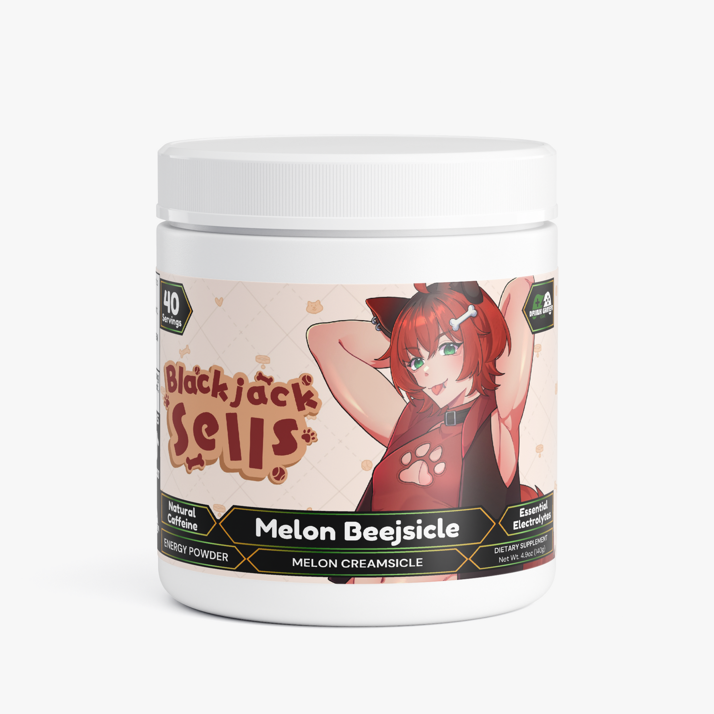 Blackjacksells - Melon Beejsicle Energy Powder (Melon Creamsicle)