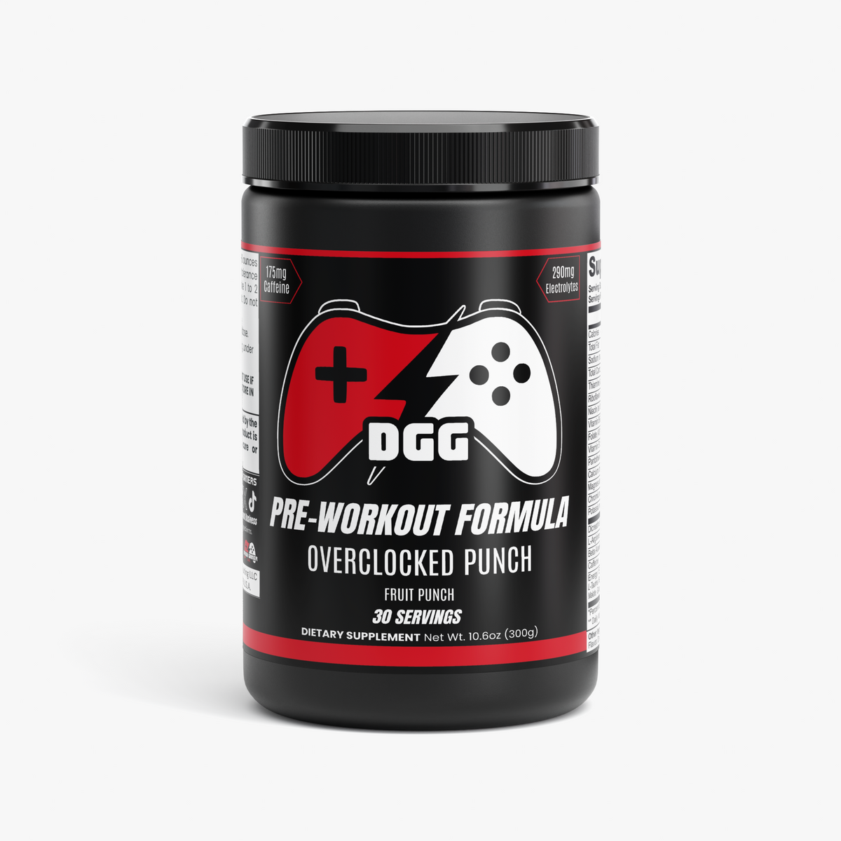 DGG - OVERCLOCKED PUNCH Pre-Workout Powder (Fruit Punch)