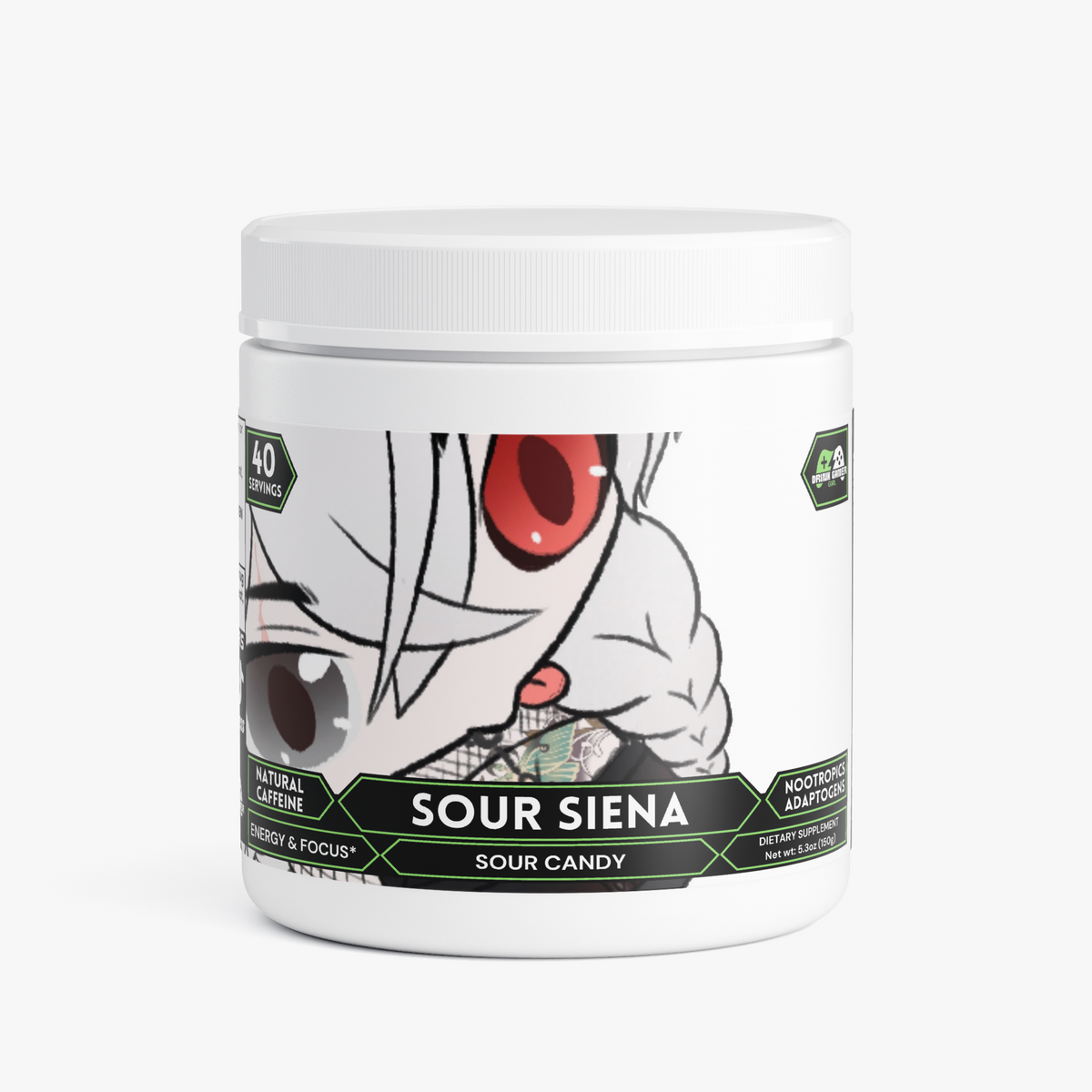 KnifeEarsSiena - Sour Siena Focus Powder (Sour Candy)