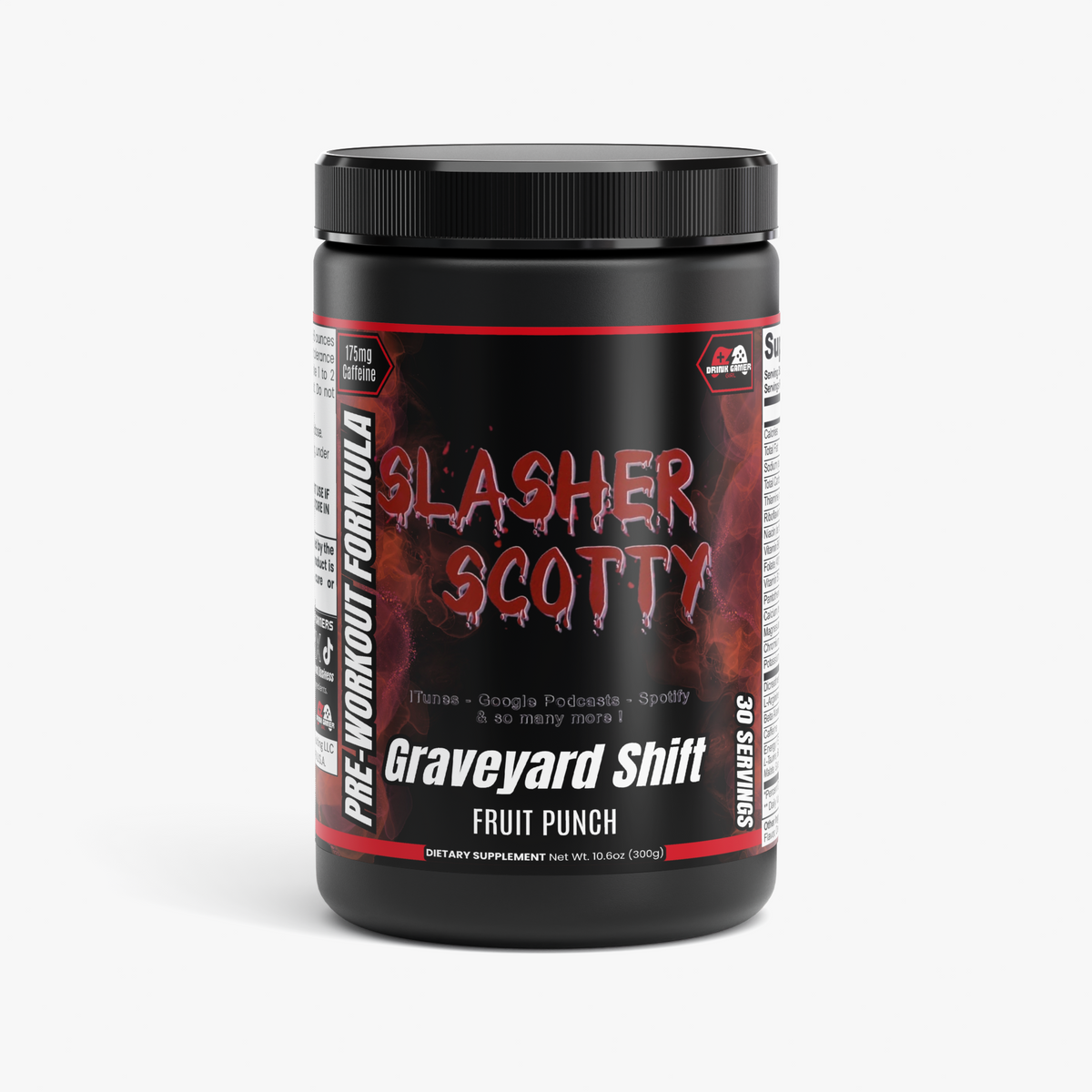Slasher Scotty - Graveyard Shift Pre-Workout Powder (Fruit Punch)