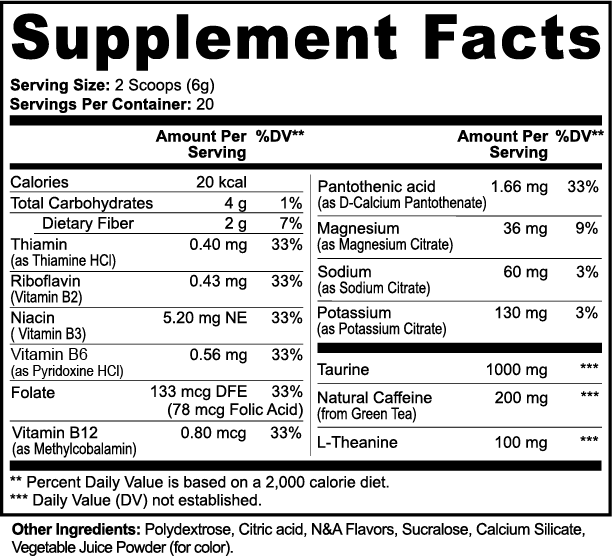 Minari_Vee - Rhodonite Energy Powder (Yuzu Flavor)