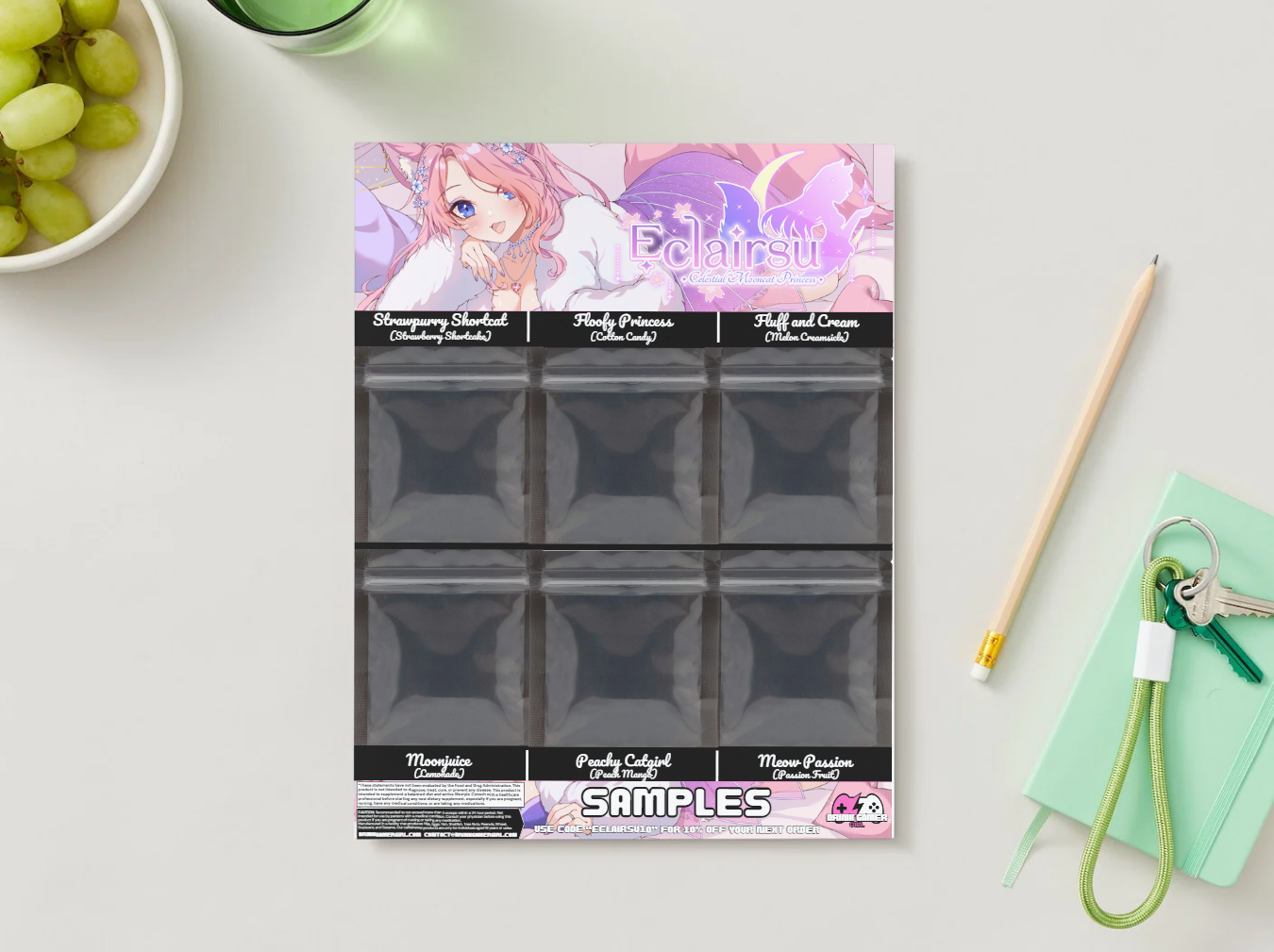 Eclairsu - Sample pack (6 Flavors)