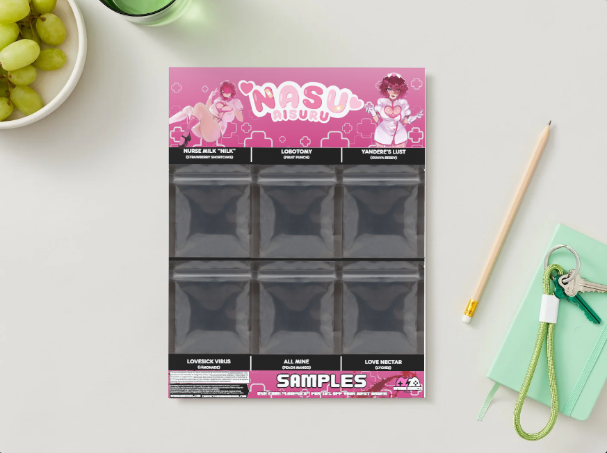 Nasu Aisuru - Sample pack (6 Flavors)