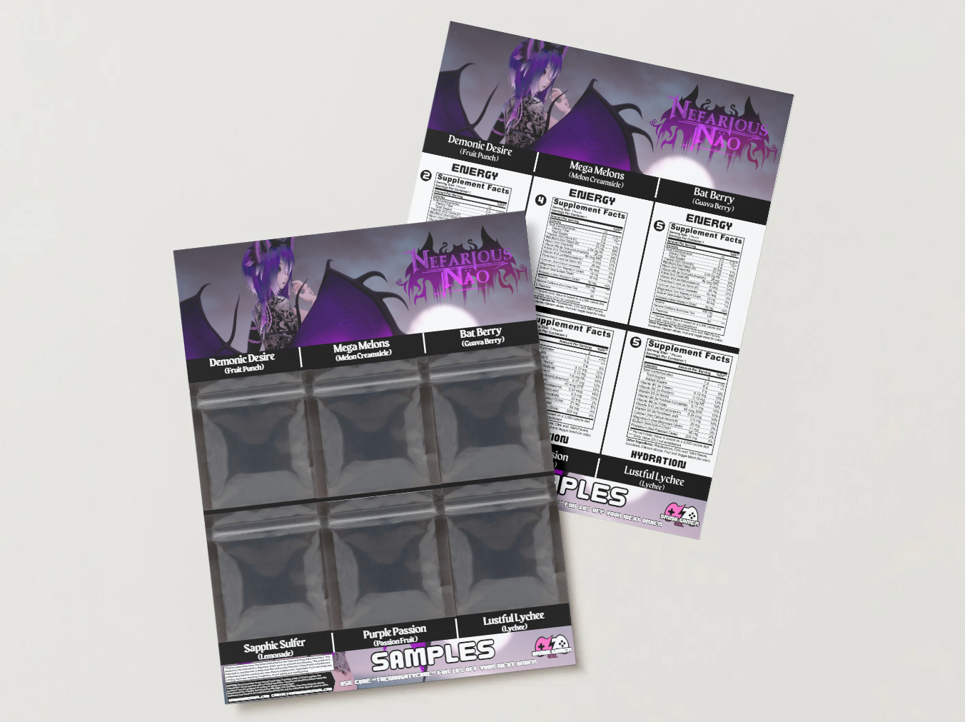 Nefarious Nao - Sample pack (6 Flavors)