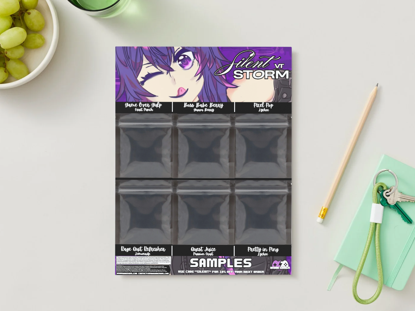 SilentStormVT - Sample pack (6 Flavors)