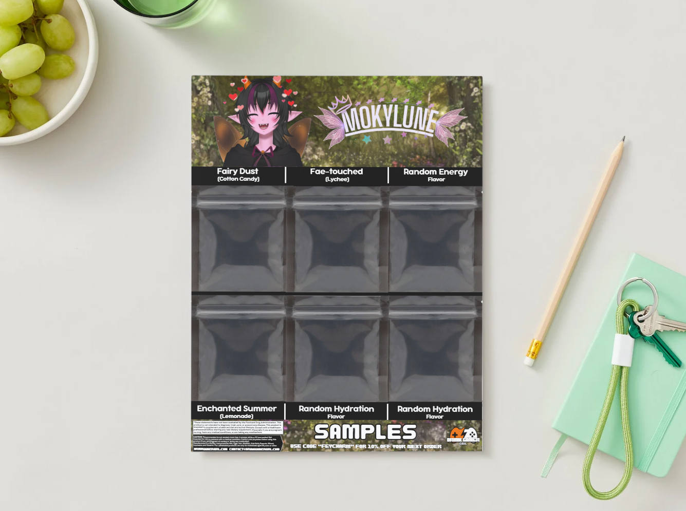 Mokylune - Sample pack (6 Flavors)