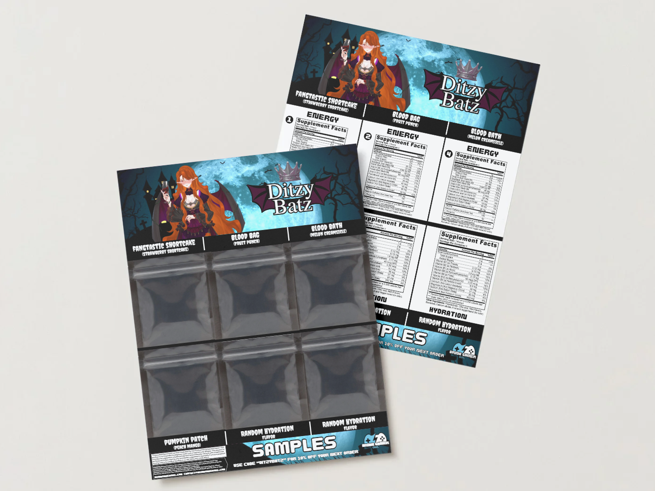 Ditzybatz - Sample pack (6 Flavors)