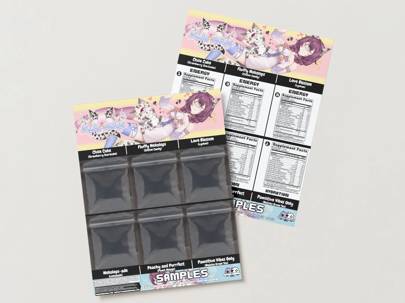 Emie Chise Kitty - Sample pack (6 Flavors)