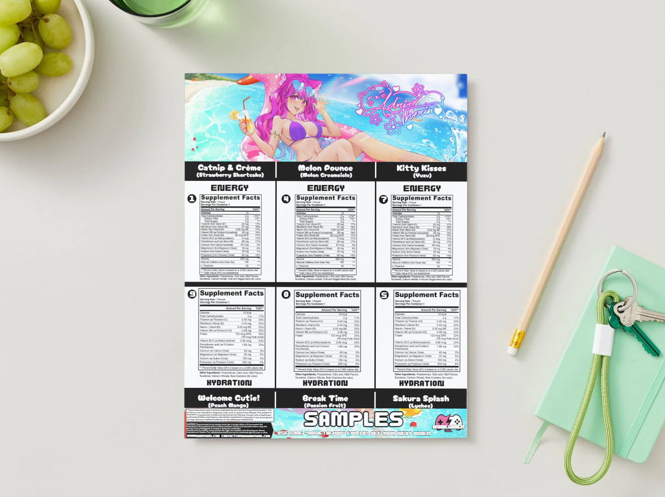 Adrie Therin - Sample pack (6 Flavors)