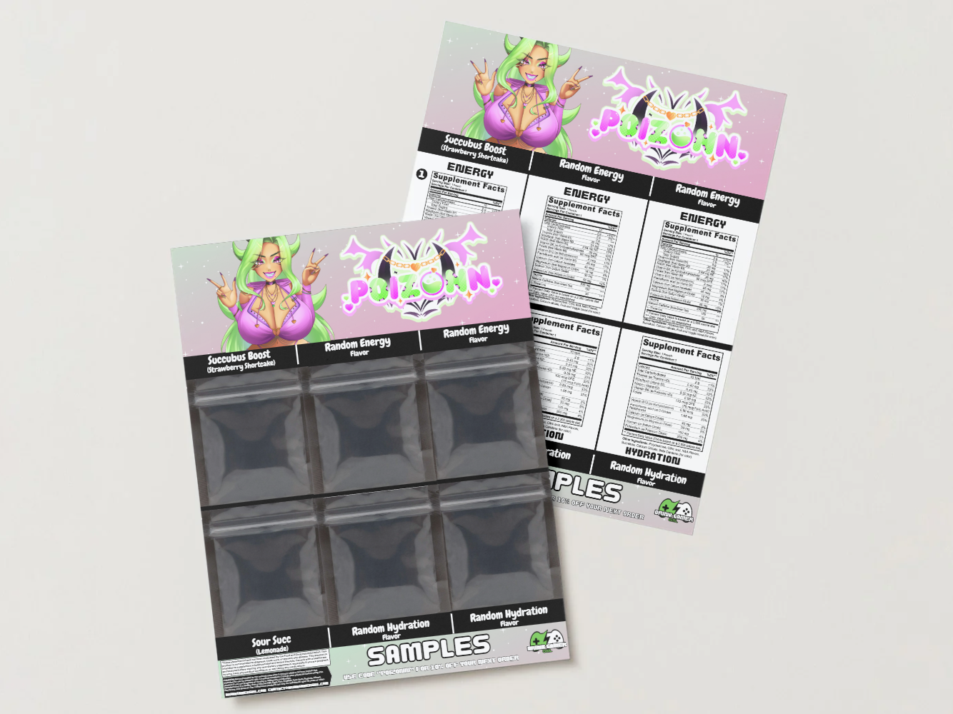 P0izonn - Sample pack (6 Flavors)