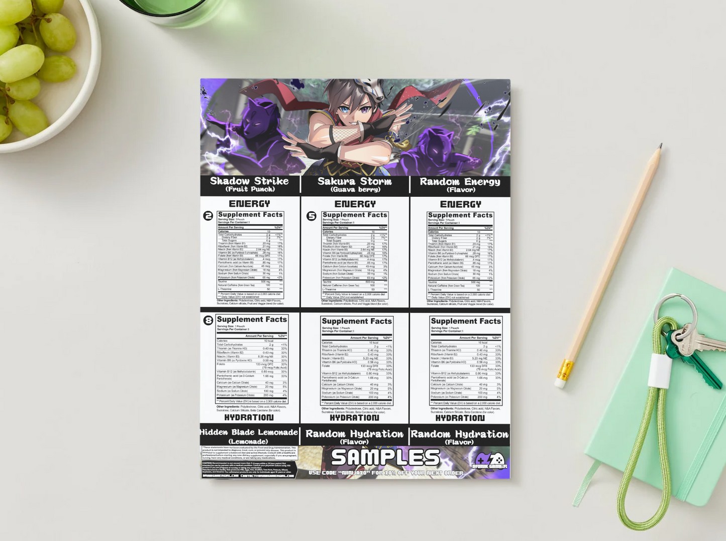 Shinobishii - Sample pack (6 Flavors)