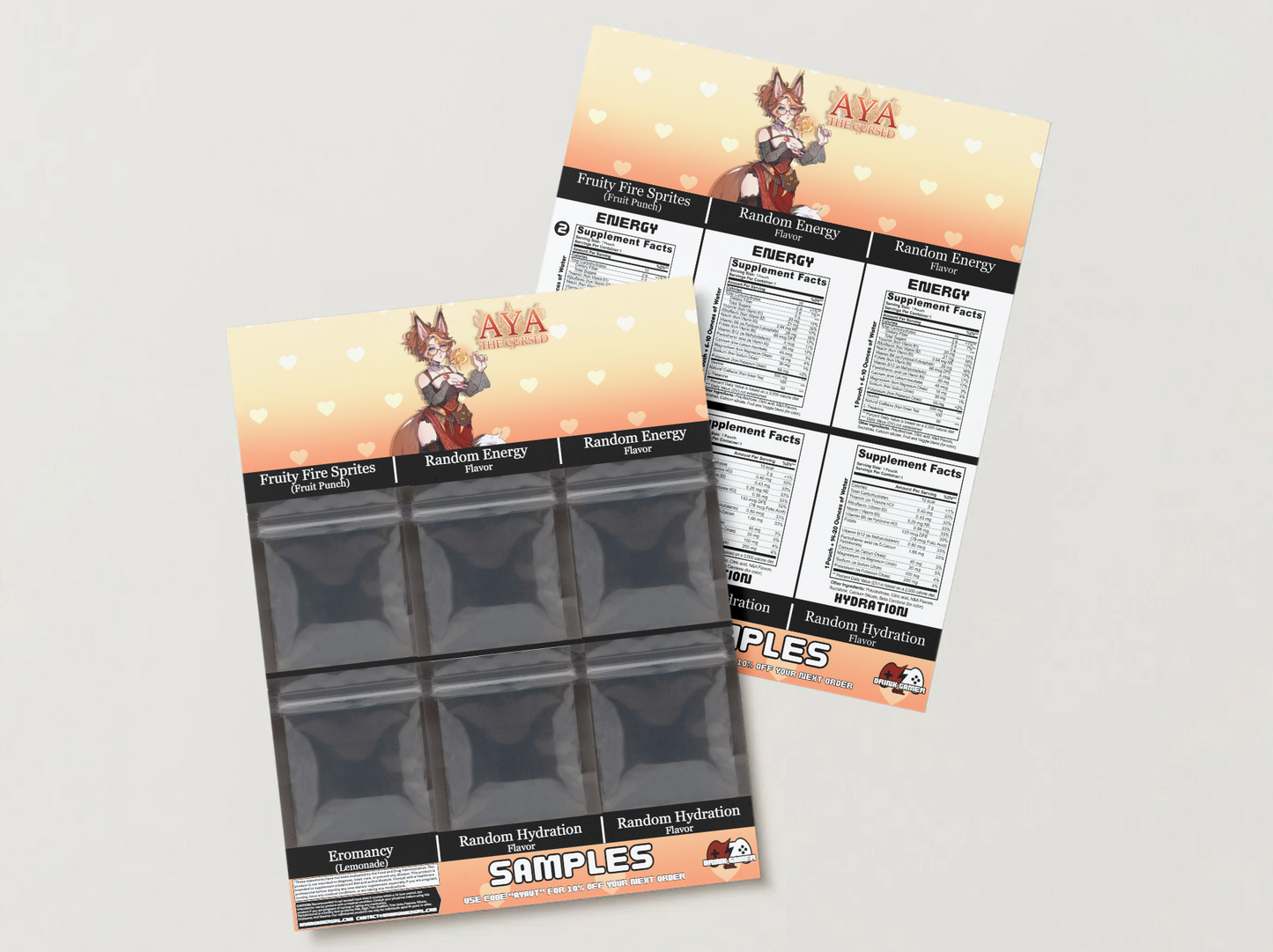 The Cursed Aya - Sample pack (6 Flavors)