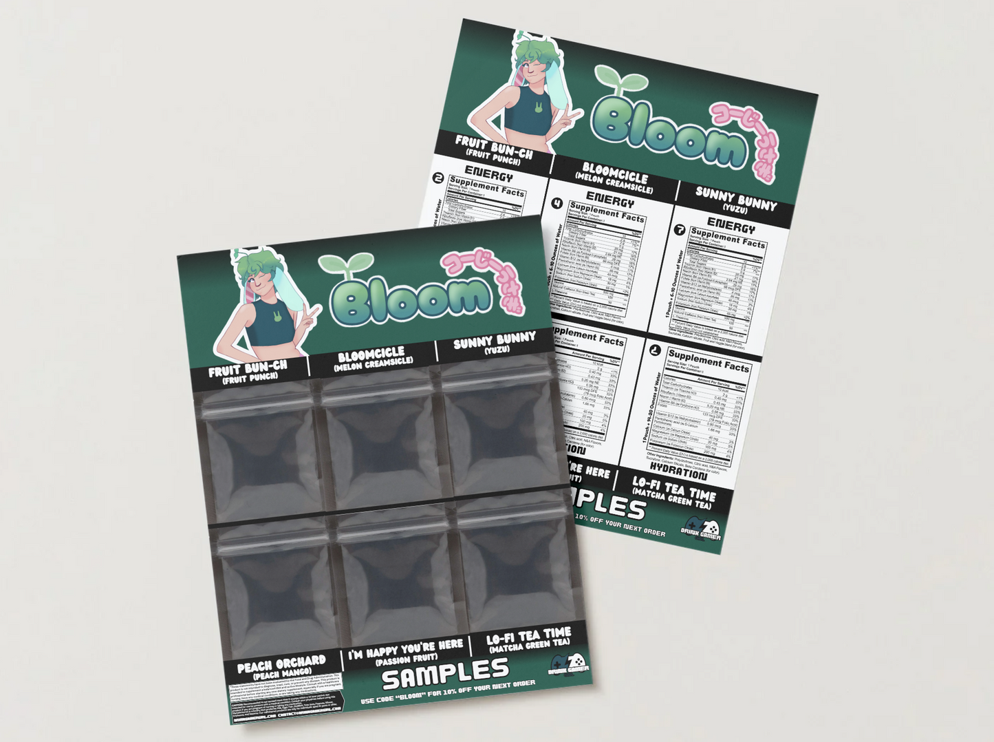 Bloomthebun - Sample pack (6 Flavors)