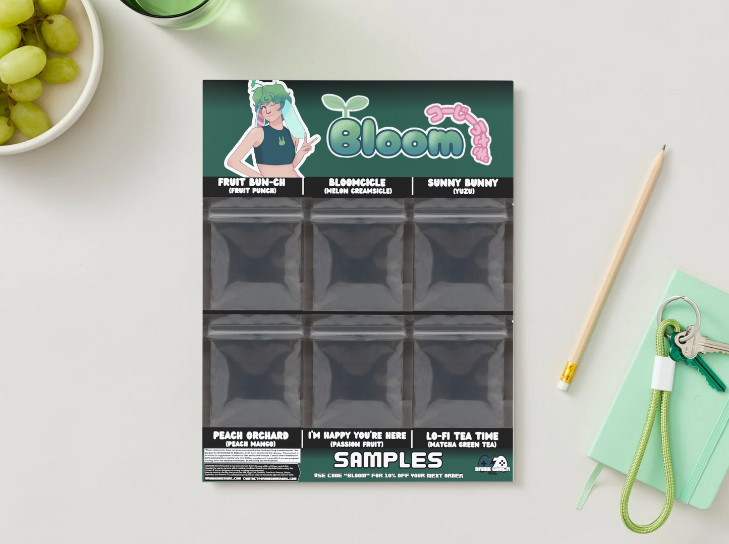 Bloomthebun - Sample pack (6 Flavors)