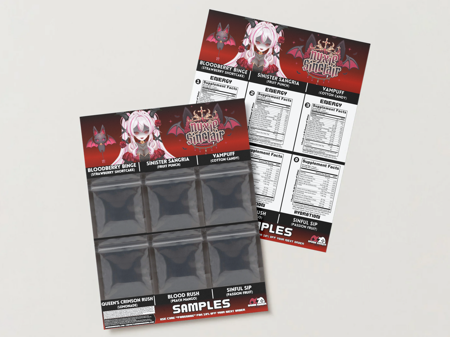 NyxieSinclair - Sample pack (6 Flavors)