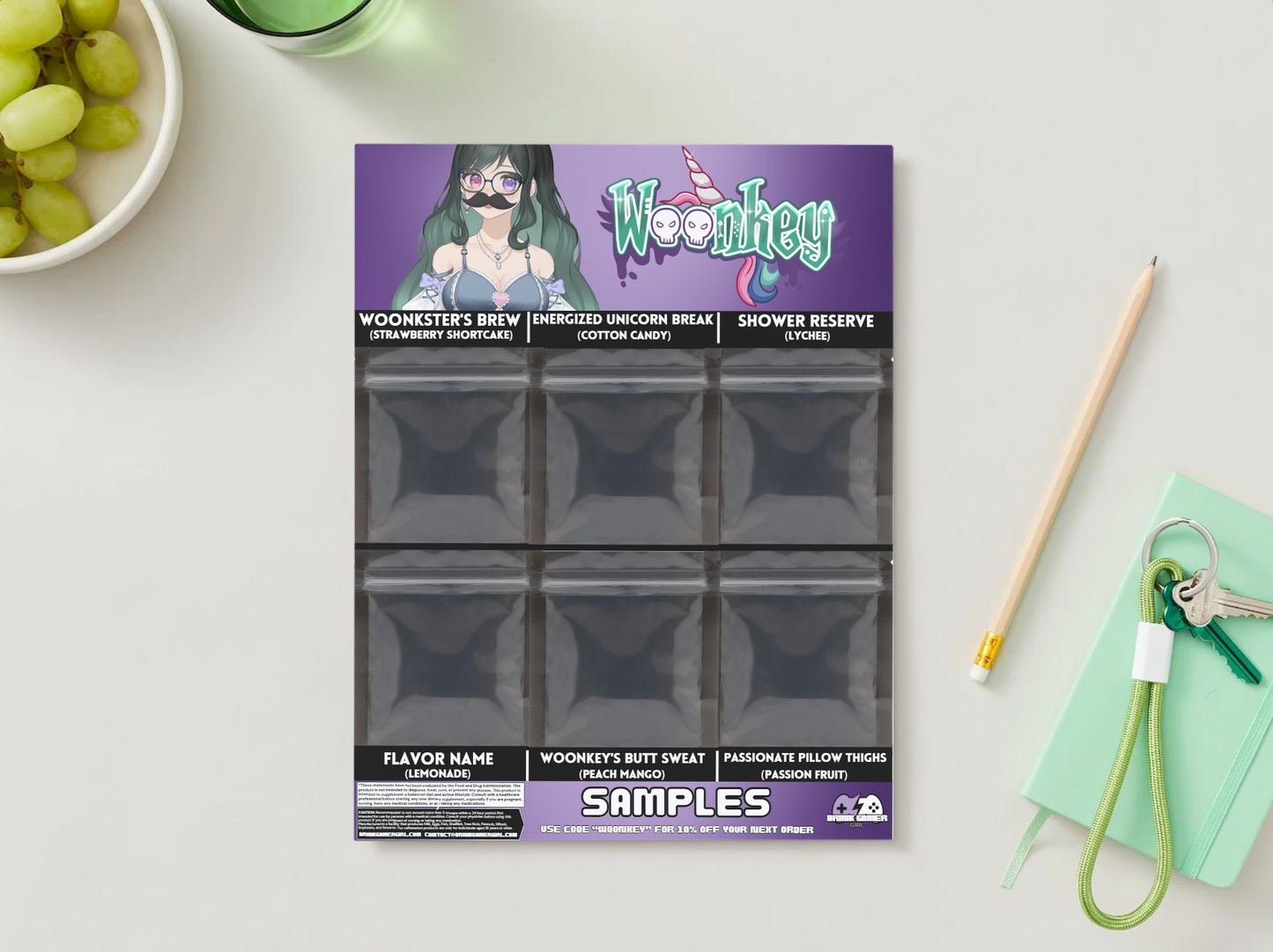 Woonkey - Sample pack (6 Flavors)