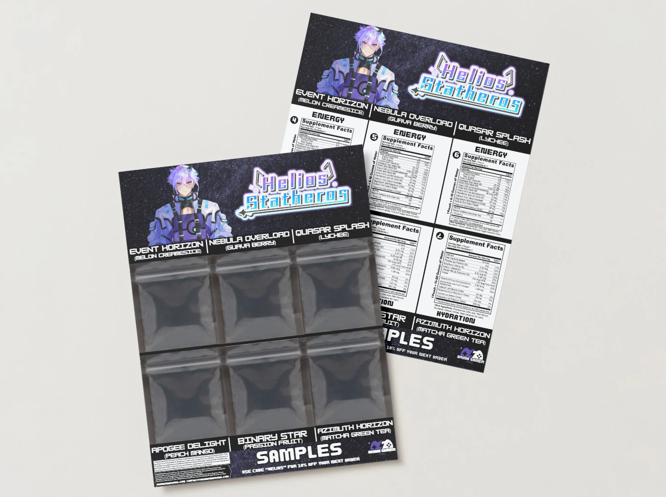 Helios Statheros - Sample pack (6 Flavors)