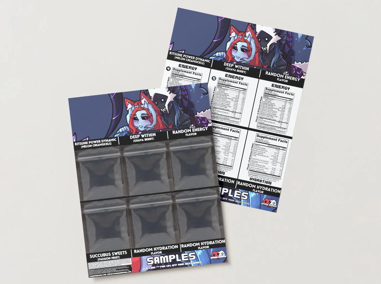 ObsidiankitsuVT - Sample pack (6 Flavors)