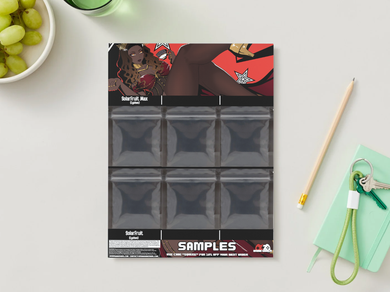 SqueeeQueen - Sample pack (6 Flavors)