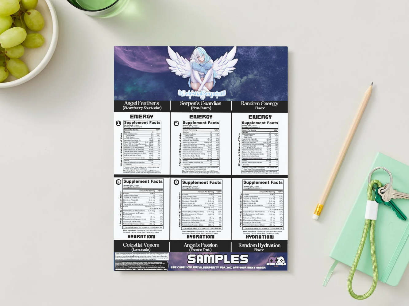 Celestial Serpent - Sample pack (6 Flavors)