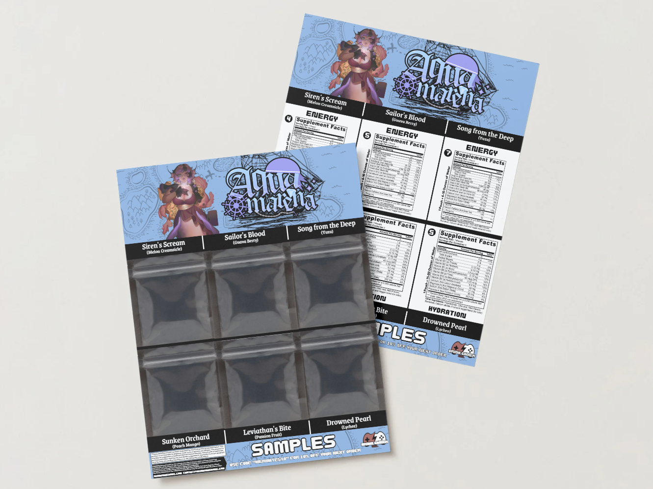 Aqua Marena - Sample pack (6 Flavors)