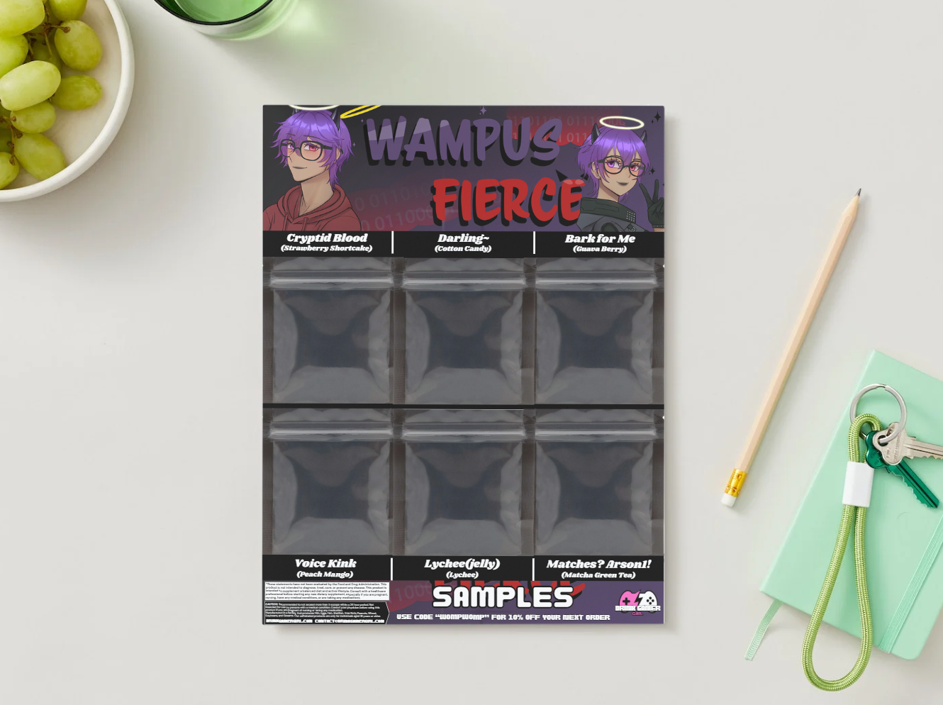 Wampus Fierce - Sample pack (6 Flavors)