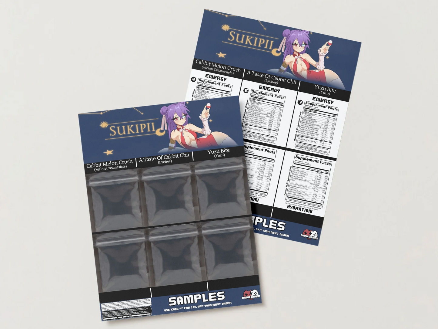 Sukipii - Sample pack (6 Flavors)