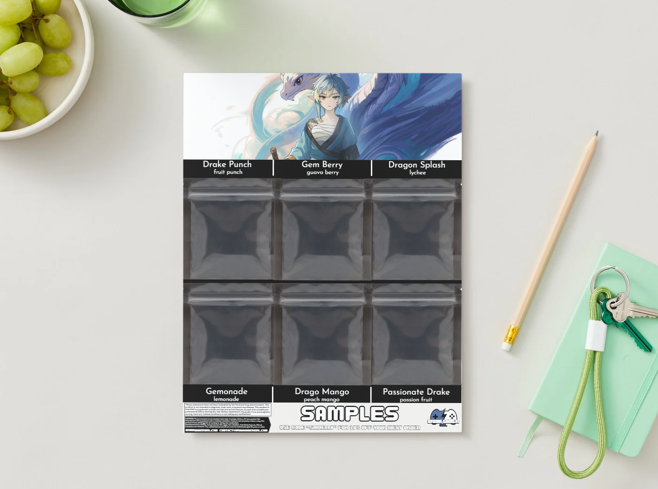 Sabiella Drakeheart - Sample pack (6 Flavors)