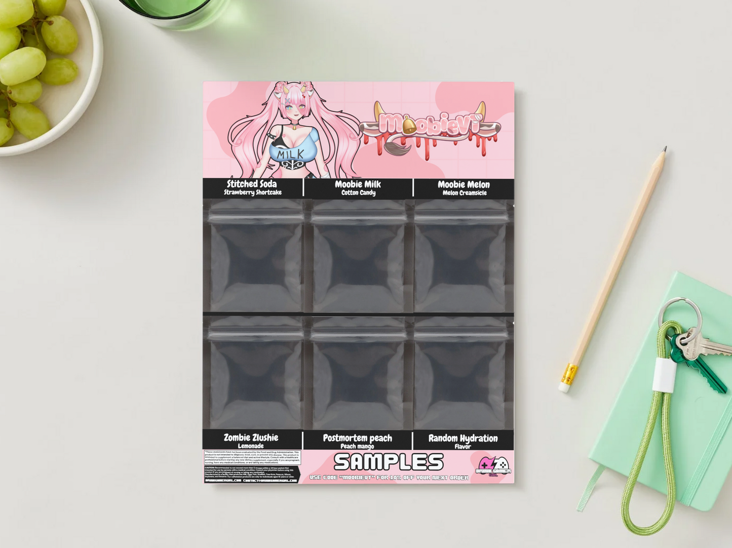 MoobieVT - Sample pack (6 Flavors)