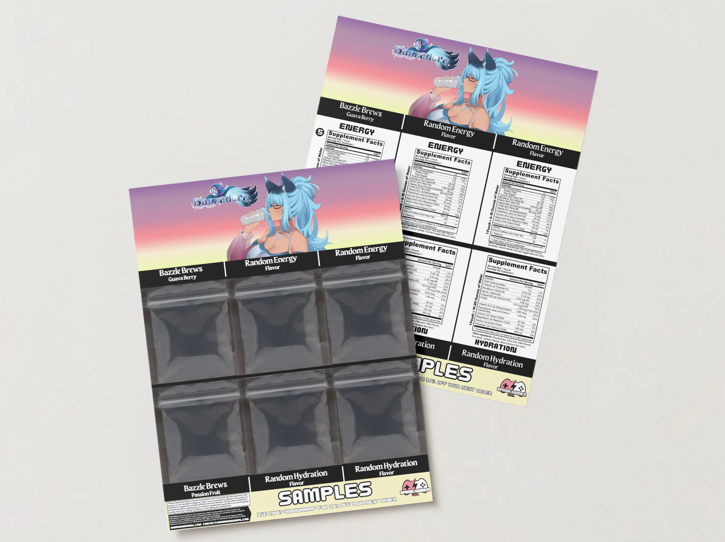 Bazzadora - Sample pack (6 Flavors)