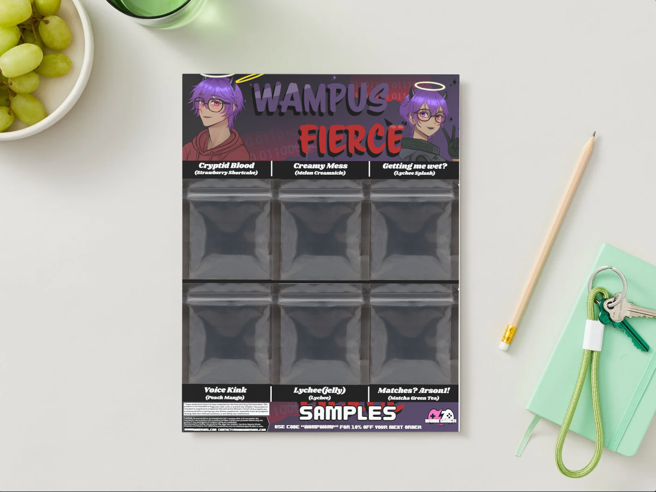 Wampus Fierce - Sample pack (6 Flavors)