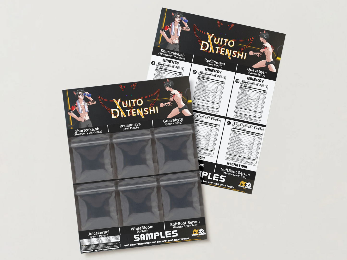 YuitoDatenshi - Sample pack (6 Flavors)