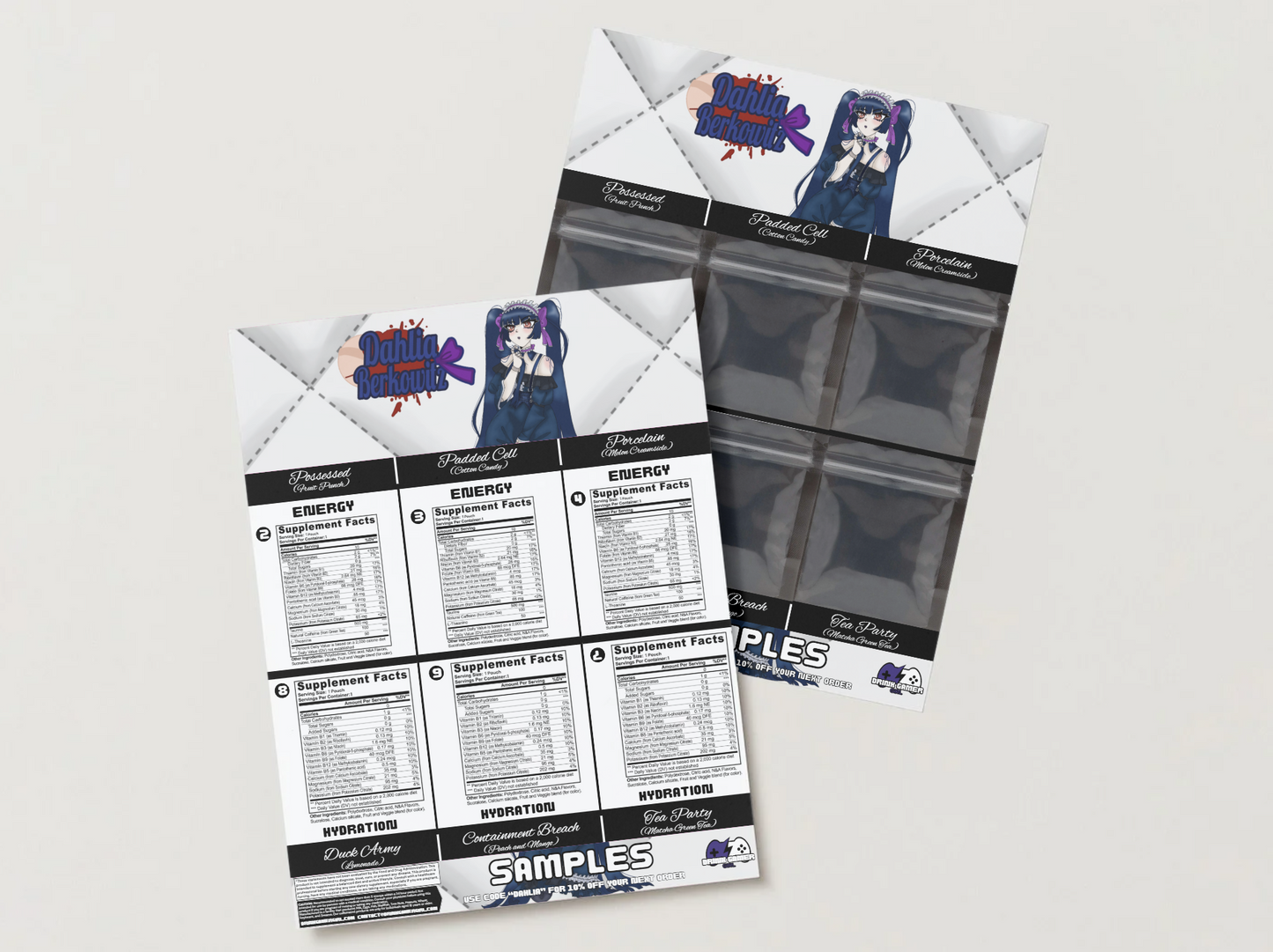 Dahlia Berkowitz - Sample pack (6 Flavors)