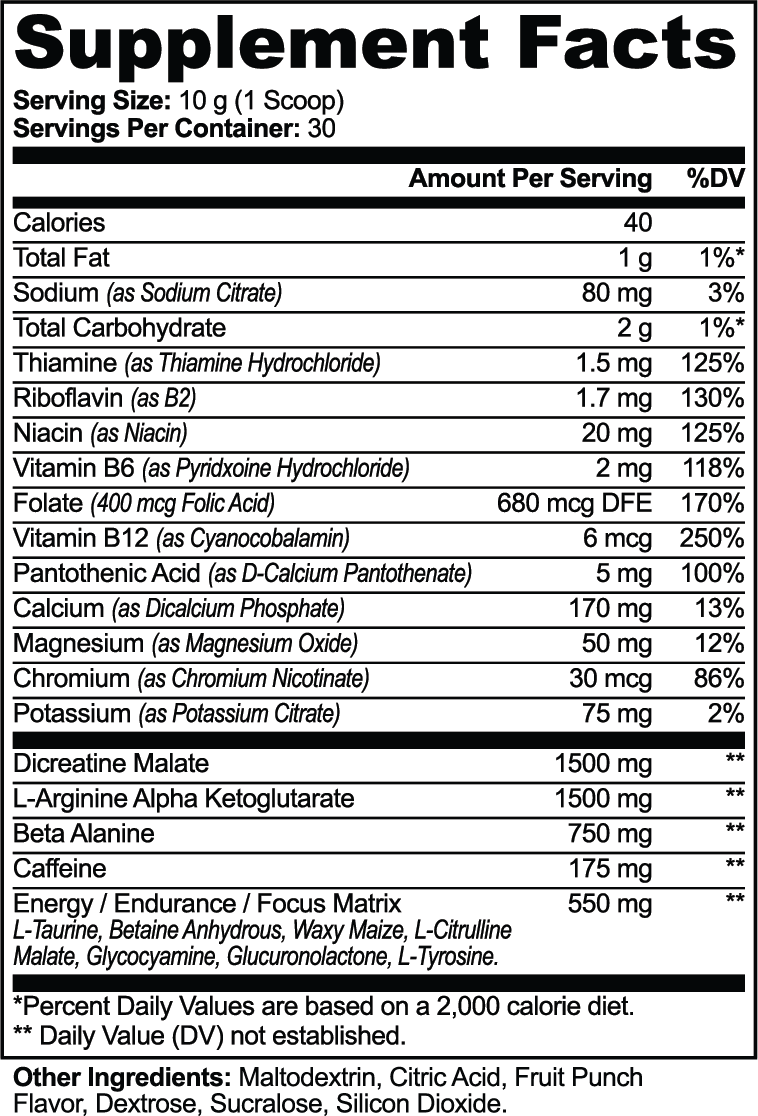 No AI Slop - Pre-Workout Powder (Fruit Punch)