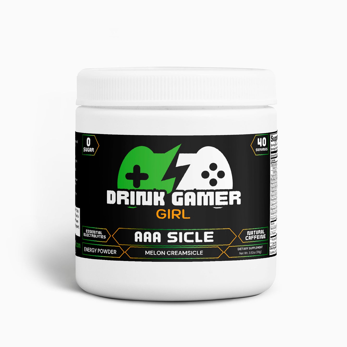 AAA Sicle - Energy Powder (Melon Creamsicle) DGG