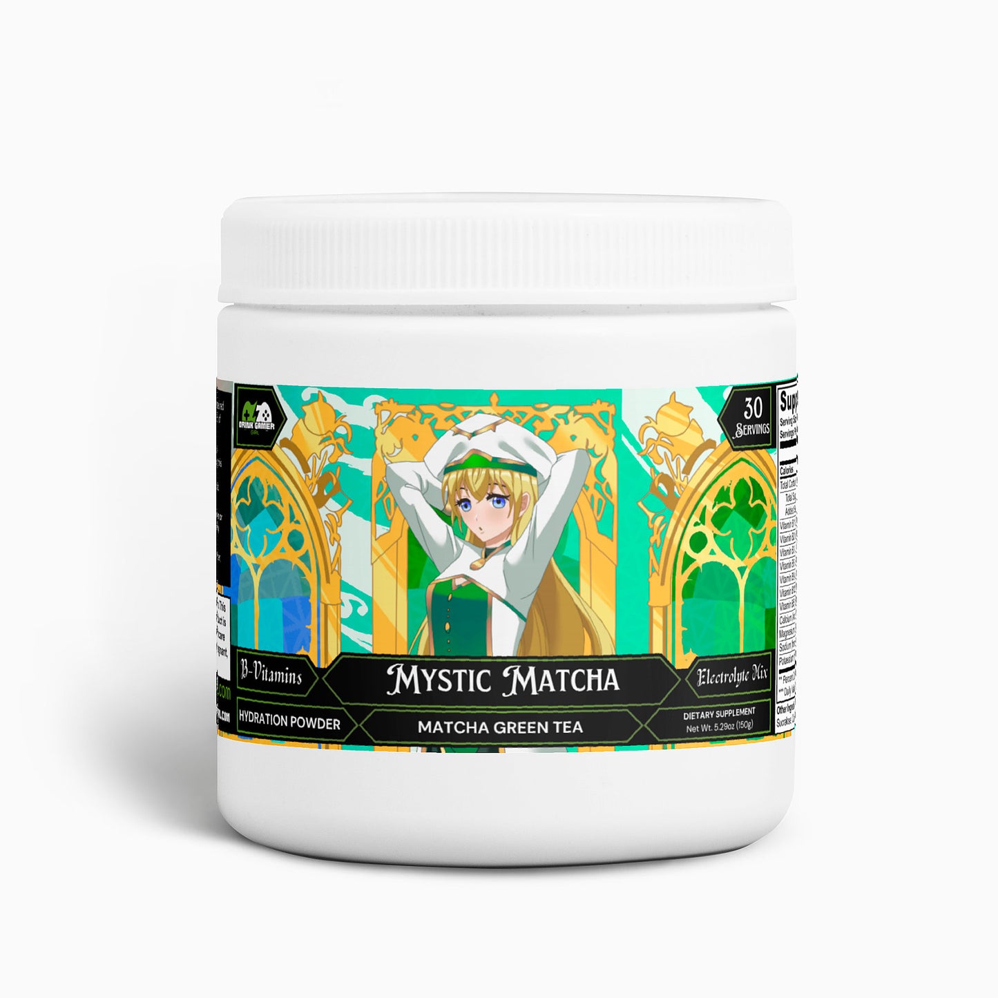 Elara Goldwind - Mystic Matcha Hydration Powder (Matcha Green Tea)