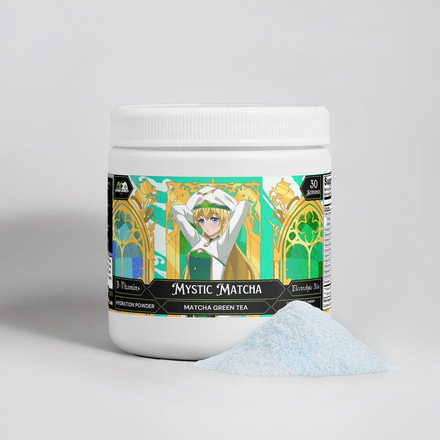 Elara Goldwind - Mystic Matcha Hydration Powder (Matcha Green Tea)