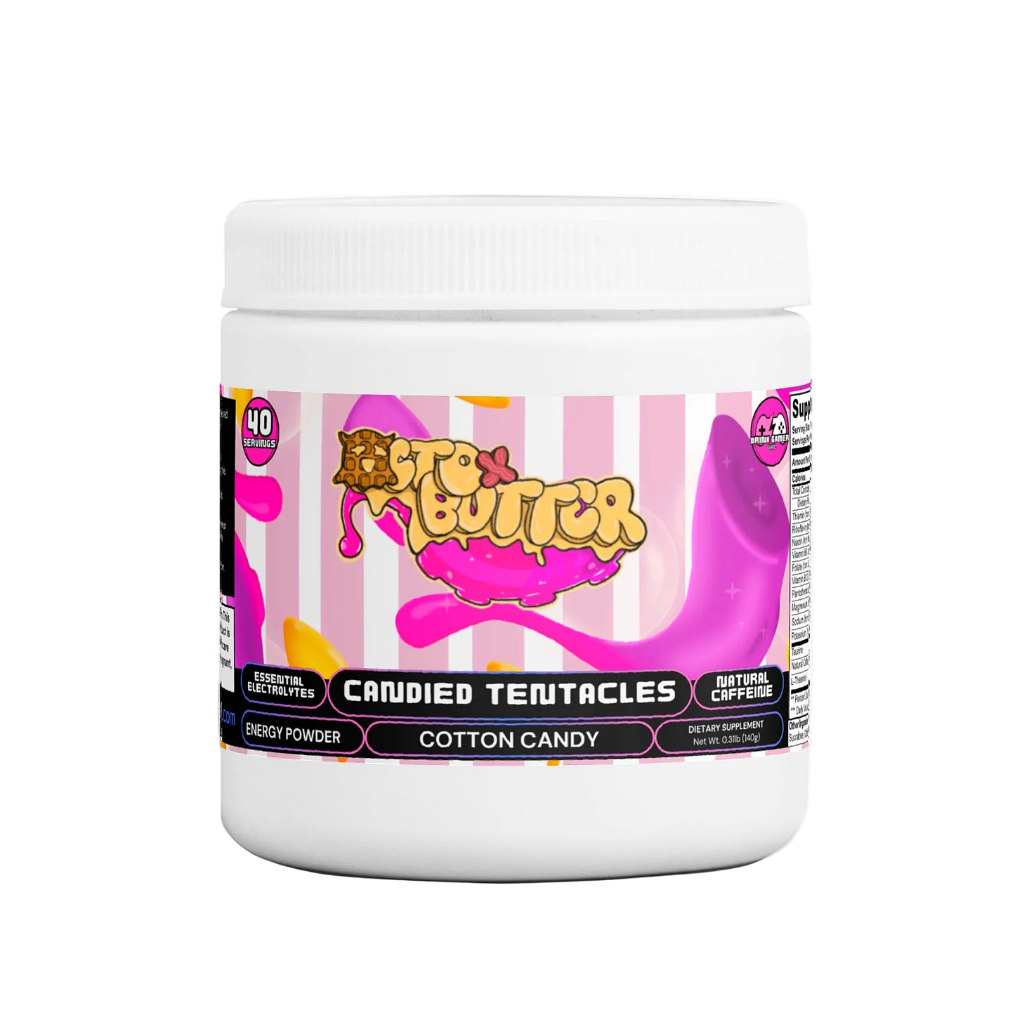 OctoxButter - Candied Tentacles Energy Powder (Cotton Candy)
