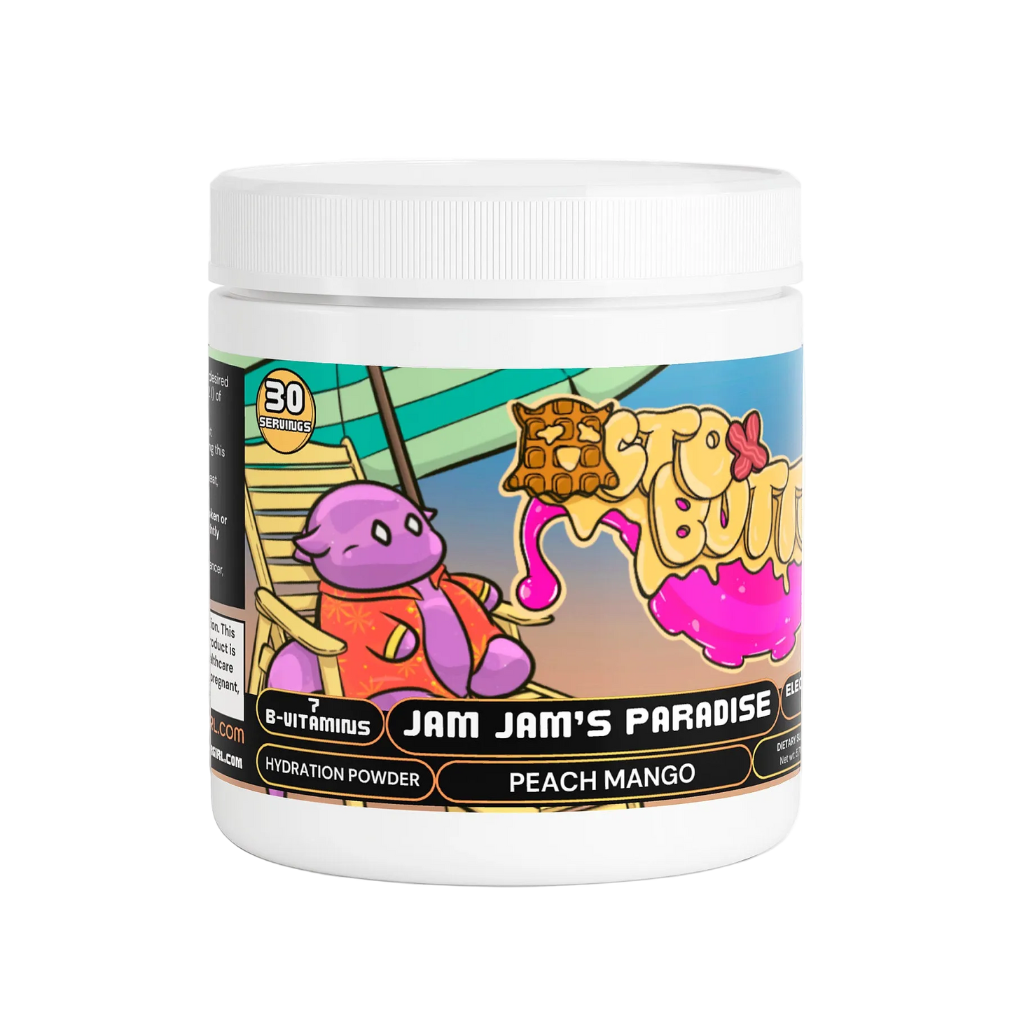 OctoxButter - Jam Jam's Paradise Hydration Powder (Peach Mango)