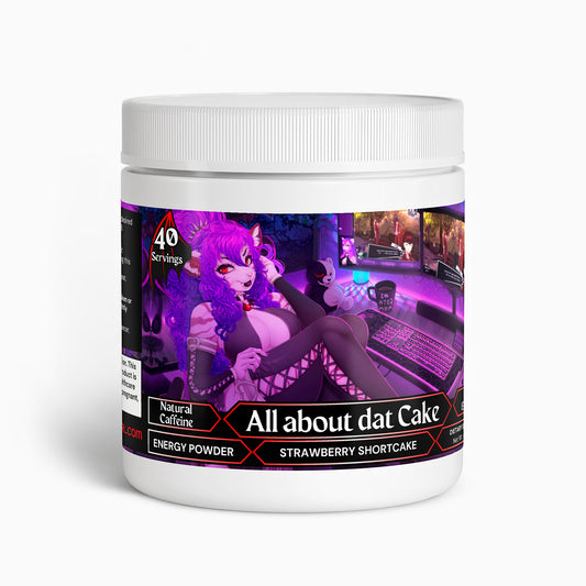 Tigra Valentine - All about dat Cake Energy Powder (Strawberry Shortcake)