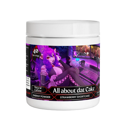 Tigra Valentine - All about dat Cake Energy Powder (Strawberry Shortcake)