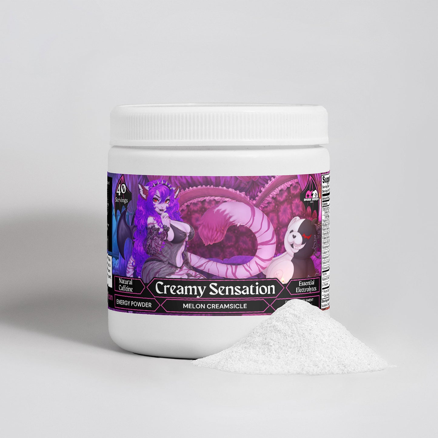 Tigra Valentine - Creamy Sensation Energy Powder (Melon Creamsicle)