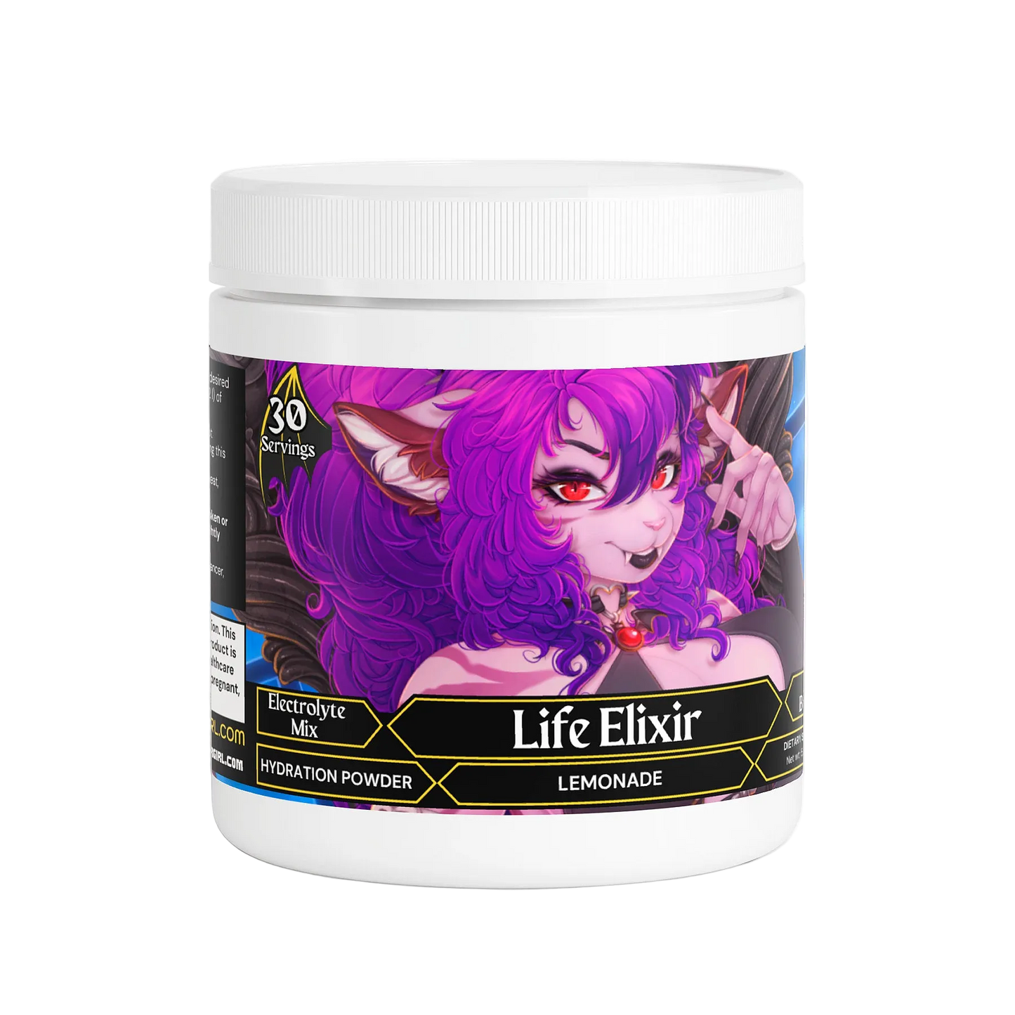 Tigra Valentine - Life Elixir Hydration Powder (Lemonade)
